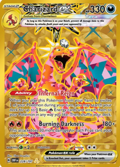 Charizard ex Secret Rare - 228/197 - Obsidian Flames