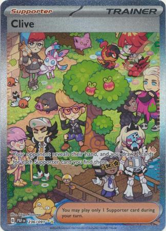 Clive Special Illustration Rare - 236/091 - Paldean Fates