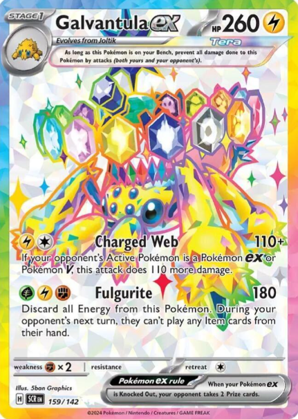 Galvantula ex Full Art Tera - 159/142 - Stellar Crown