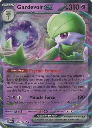 Gardevoir ex - 86/198 - Scarlet & Violet Base
