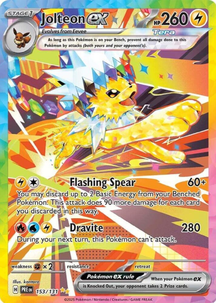 Jolteon ex Special Illustration Rare - 153/131 - Prismatic Evolutions