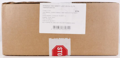 Lost Origin Elite Trainer Box Sealed Case