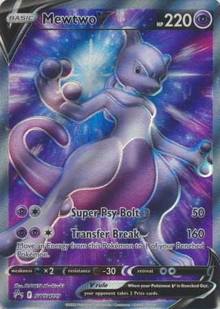 Pokemon Mewtwo V deals Alternate Full Art