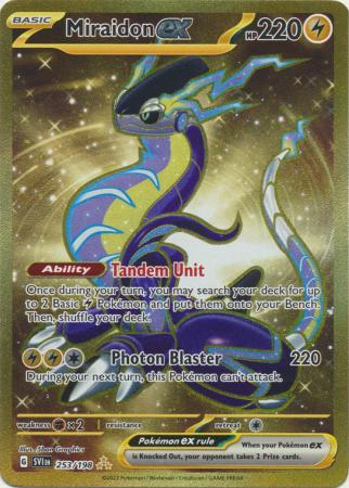 Miraidon ex Secret Rare - 253/198 - Scarlet & Violet
