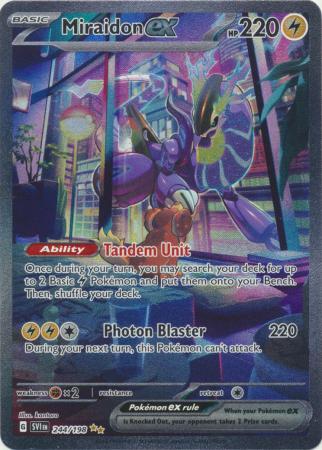 Miraidon ex Special Illustration Rare - 244/198 - Scarlet & Violet
