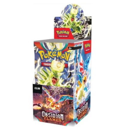 Sealed ***HALF*** Obsidian Flames Booster Box