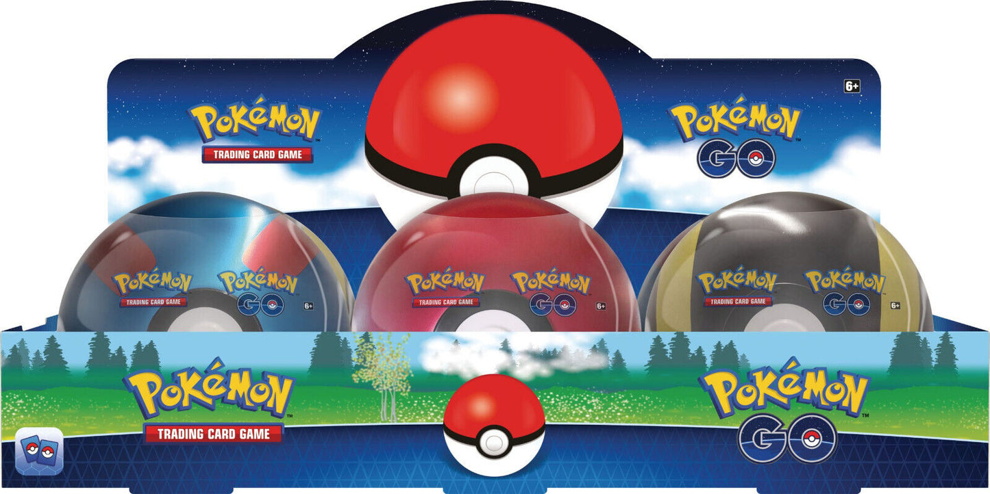 Sealed Pokemon GO Pokeball Tin Case