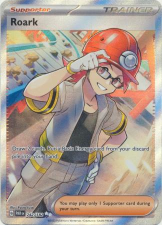 roark pokemon card Pokemon - Roark (Full Art) - 242/182 - SV Paradox Rift - Ultra Rare - Near Mint