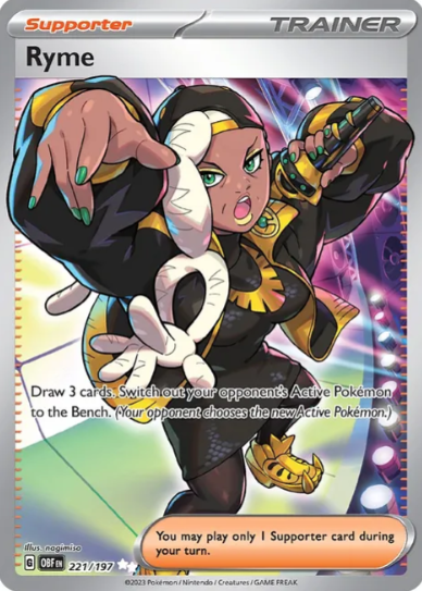 Ryme Full Art - 221/197 - Obsidian Flames