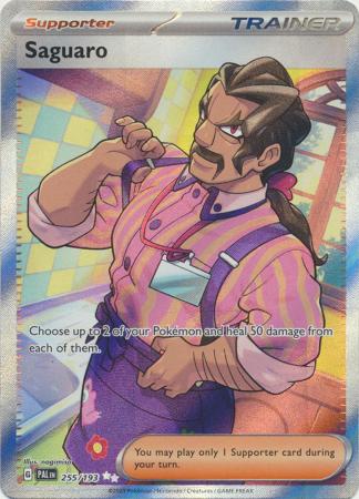saguaro pokemon card | 255/193 | Paldea Evolved You may play only 1 Supporter card during your turn. Pokemon Card Saguaro 090/071 sv2D