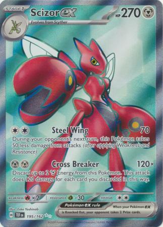 Scizor ex Full Art - 195/162 - Temporal Forces