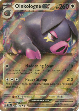 Oinkologne ex - 158/198 - Scarlet & Violet Base