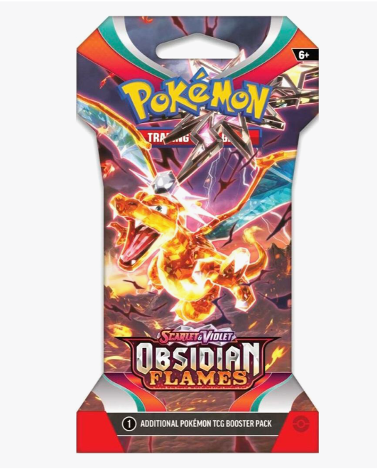obsidian flames booster box 6 pack Obsidian Flames Sleeved Booster Pack – The Colosseum