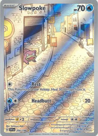 Slowpoke Illustration Rare - 204/198 - Scarlet & Violet