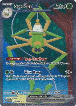 Spidops EX Special Illustration Rare - 243/198 - Scarlet & Violet