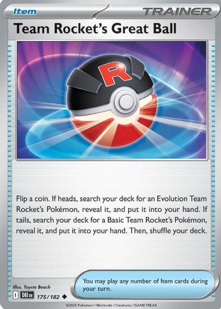 Team Rocket's Great Ball - 175/182 - Destined Rivals