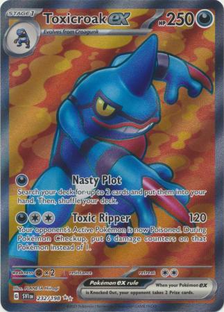 Toxicroak ex Full Art - 232/198 - Scarlet & Violet Base