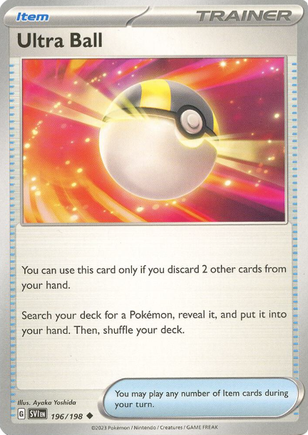 Ultra Ball - 196/198 - Scarlet and Violet Base