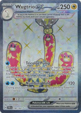 Wugtrio ex Full Art Tera - 190/162 - Temporal Forces