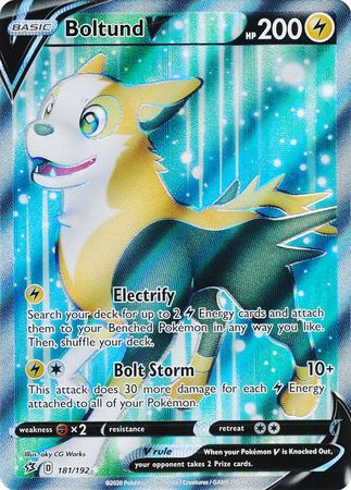 Boltund V Full Art - 181/192 - Rebel Clash