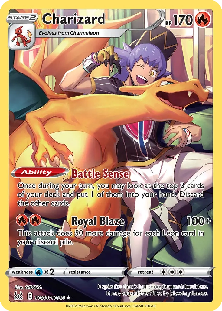 Charizard - TG03/TG30 - Lost Origin