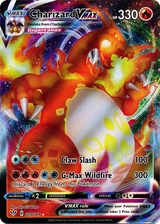 Charizard VMAX - 20/189 - Darkness Ablaze