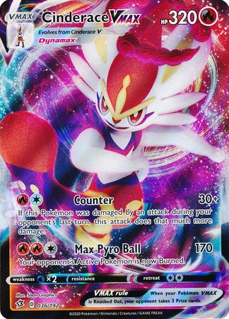 Cinderace VMAX - 36/192 - Rebel Clash
