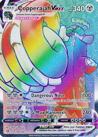 Copperajah VMAX Rainbow Rare - 199/192 - Rebel Clash