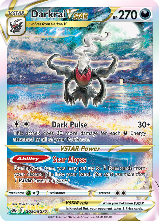 Darkrai VSTAR - GG50/GG70 - Crown Zenith