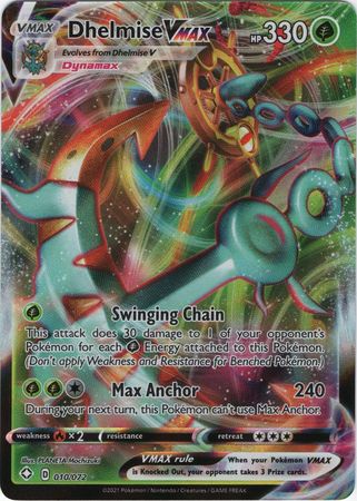Dhelmise VMAX - 10/72 - Shining Fates