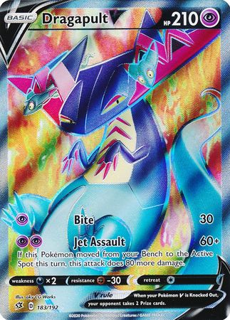 Dragapult V Full Art - 183/192 - Rebel Clash