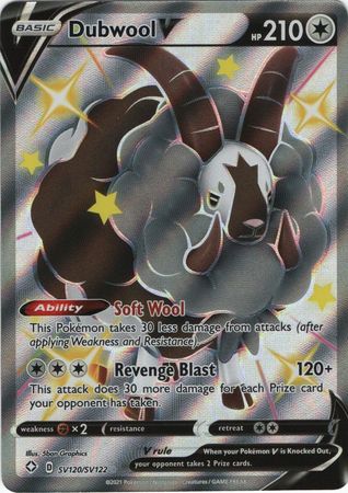 Dubwool V Shiny Rare - SV120/SV122 - Shining Fates