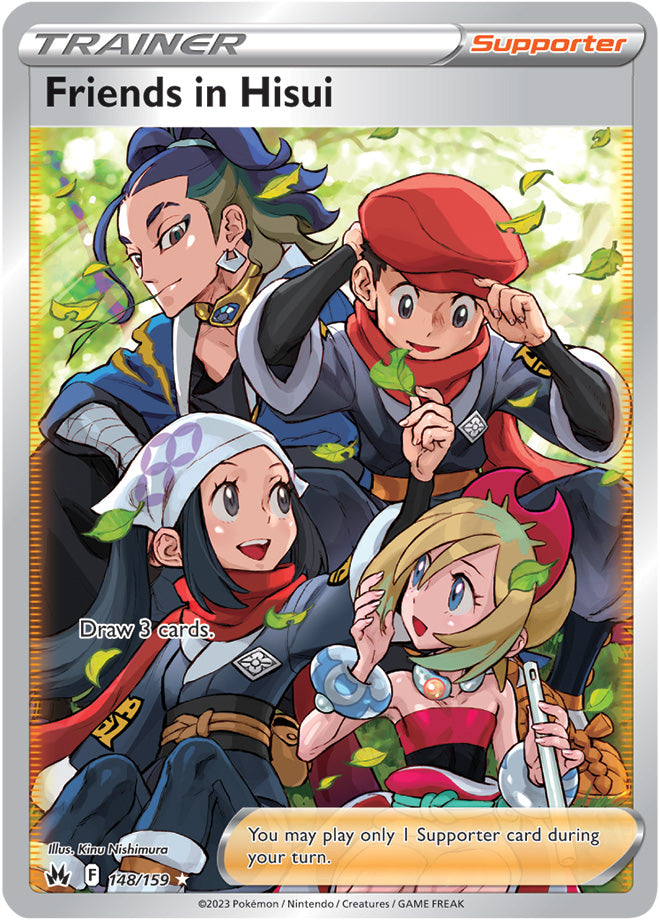 Friends in Hisui Full Art - 148/159 - Crown Zenith