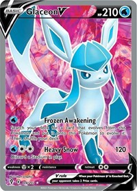 Glaceon V Full Art - 174/203 - Evolving Skies