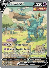 Golurk V Alternate Art - 182/203 - Evolving Skies