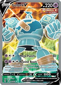 Golurk V Full Art - 181/203 - Evolving Skies