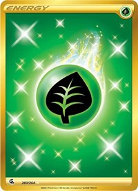 Grass Energy Secret Rare - 283/264 - Fusion Strike