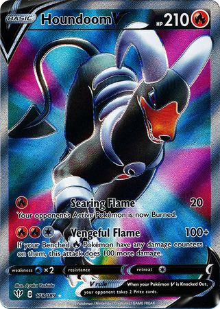 Houndoom V Full Art - 178/189 - Darkness Ablaze