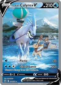 Ice Rider Calyrex V Alternate Art - 164/198 - Chilling Reign