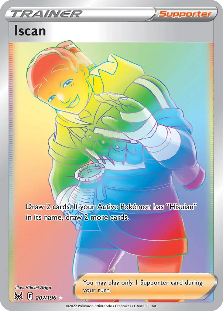Iscan Rainbow Rare - 207/196 - Lost Origin