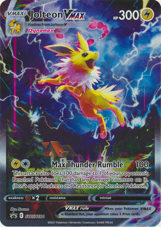Jolteon VMAX Alternate Art Promo - SWSH184 - Sword & Shield Promos