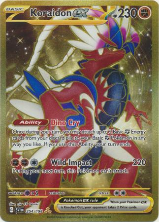 Koraidon ex Secret Rare - 254/198 - Scarlet & Violet