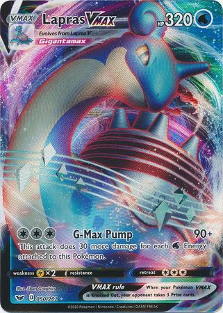 Lapras VMAX - 50/202 - Sword & Shield Base