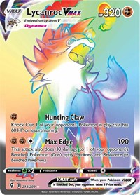 Lycanroc VMAX Rainbow Rare - 213/203 - Evolving Skies