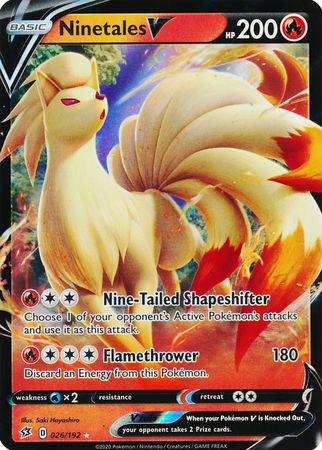 Ninetales V - 26/192 - Rebel Clash
