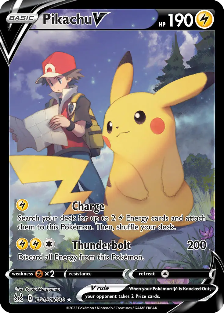 Pikachu V - TG16/TG30 - Lost Origin