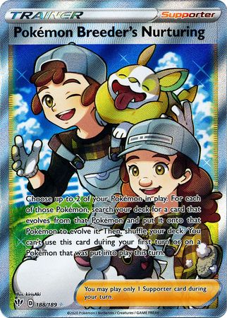 Pokemon Breeder's Nurturing - 188/189 - Darkness Ablaze
