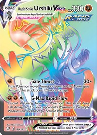 Rapid Strike Urshifu VMAX Rainbow Rare - 169/163 - Battle Styles