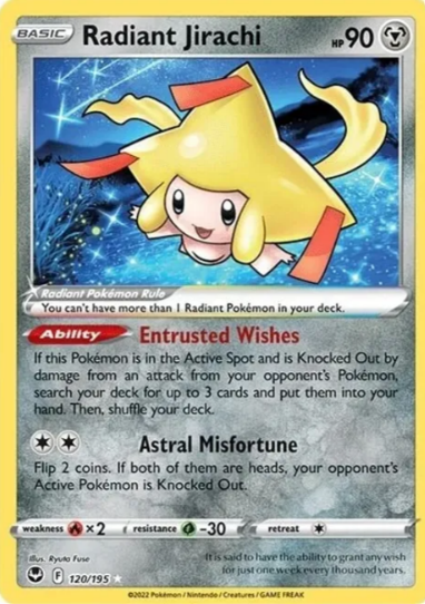 Radiant Jirachi - 120/195 - Silver Tempest