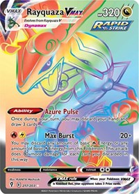 Rayquaza VMAX Rainbow Rare - 217/203 - Evolving Skies